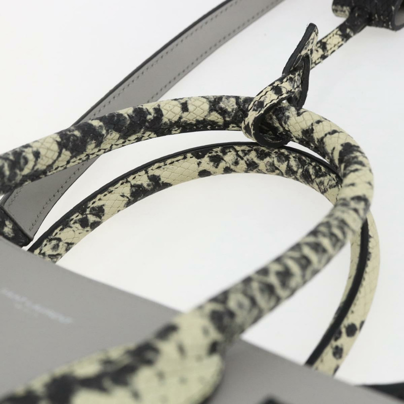 【日本直送】SAINT LAURENT Sac De Jour Baby 手袋 皮革 2way 灰色銀色 Auth ka1699SAM-13