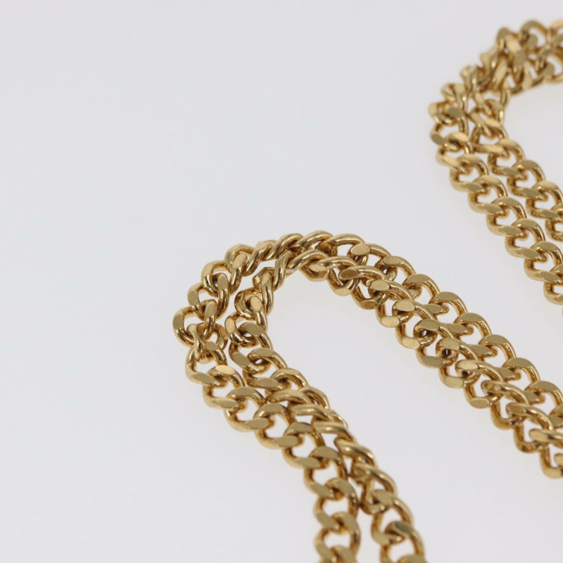 【日本直送】CELINE Triomphe 鏈條肩背包 PVC 米色 金色 正品 ka1661M-7