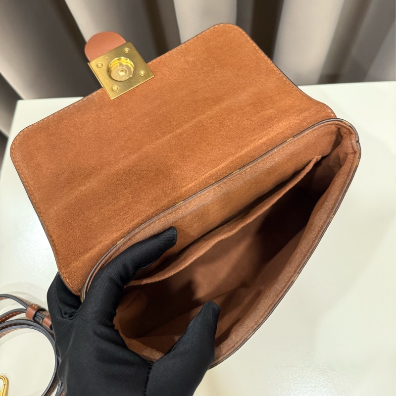 louis vuitton路易威登 lockyBB 焦糖色手提包晶片款-8