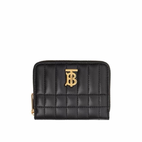 Burberry 女士 Lola – 絎縫拉鍊錢夾均碼碼11 X 8.5 CM