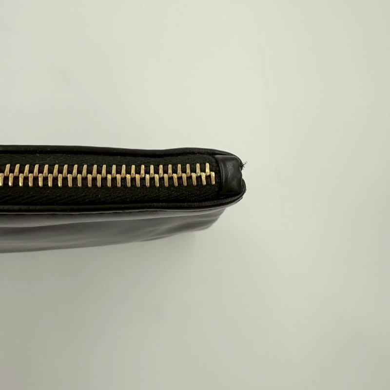 CHANEL黑色中號白字金鍊22包/AS3261-13