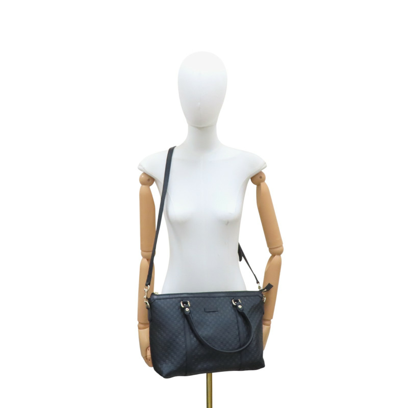 黑色 壓紋 牛皮 兩用包 449656【GUCCI 古馳】 449656-14