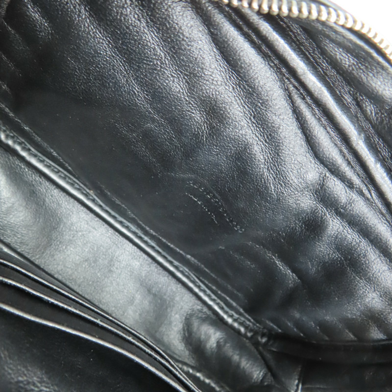 黑色 山形紋 牛皮 LOULOU MINI BAG 肩背包 612579【SAINT LAURENT YSL 聖羅蘭 】 612579-5