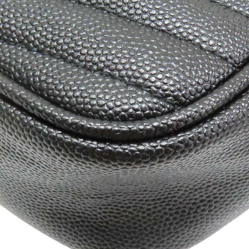 黑色 山形紋 牛皮 LOULOU MINI BAG 肩背包 612579【SAINT LAURENT YSL 聖羅蘭 】 612579-15