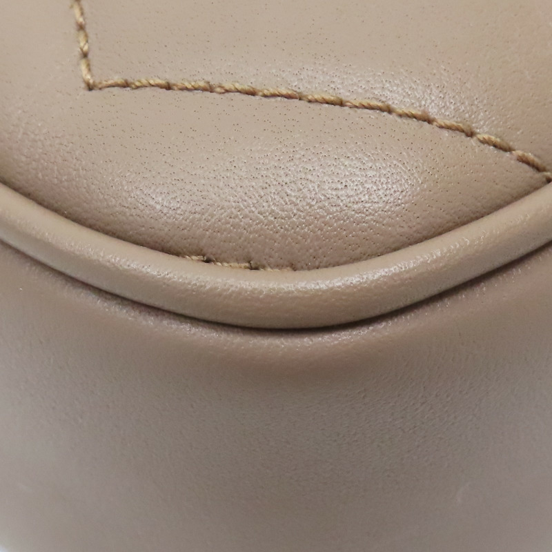 棕色 牛皮 GG Marmont 相機包 肩背包 448065【GUCCI 古馳】 448065-11