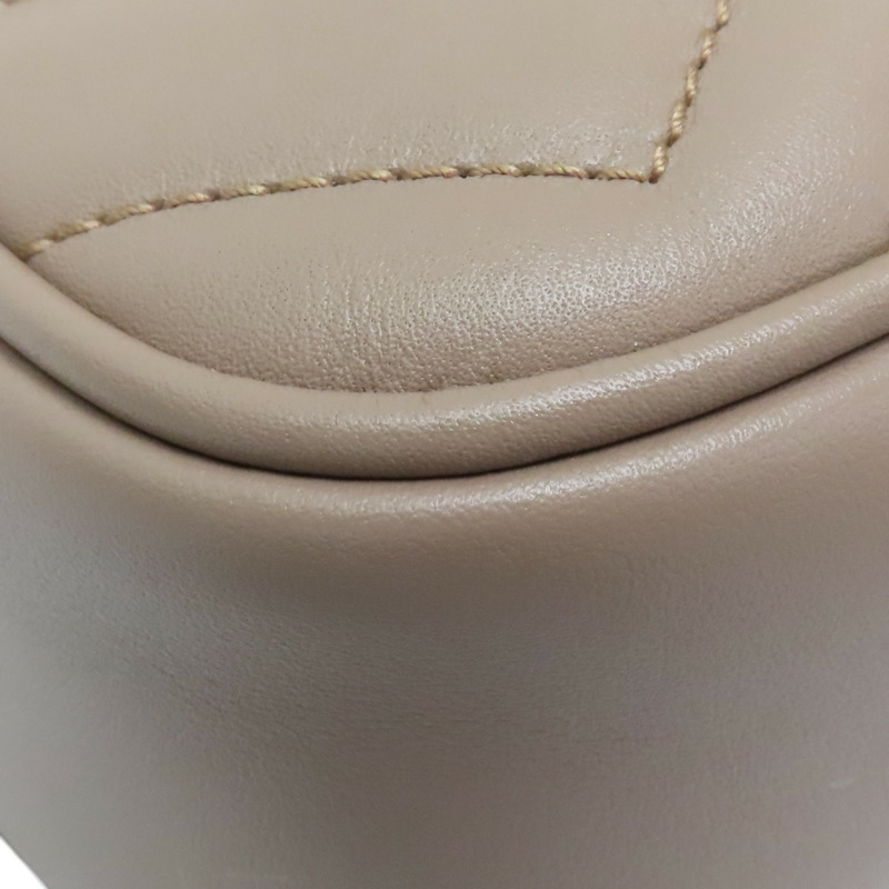 棕色 牛皮 GG Marmont 相機包 肩背包 448065【GUCCI 古馳】 448065-14