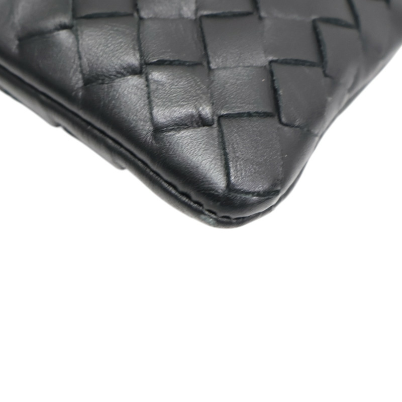 黑色 編織羊皮 手拿包【BOTTEGA VENETA BV 寶緹嘉】-9