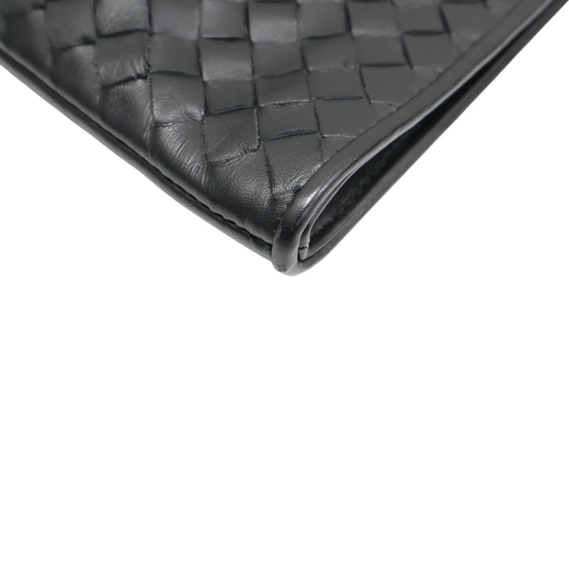 黑色 編織羊皮 手拿包【BOTTEGA VENETA BV 寶緹嘉】-11