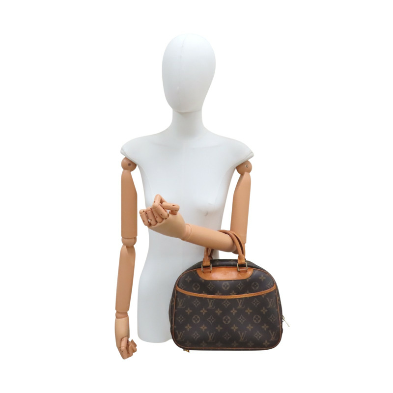 棕色 原花帆布 Trouville 手提包 M42228【LOUIS VUITTON LV 路易威登】 M42228-11