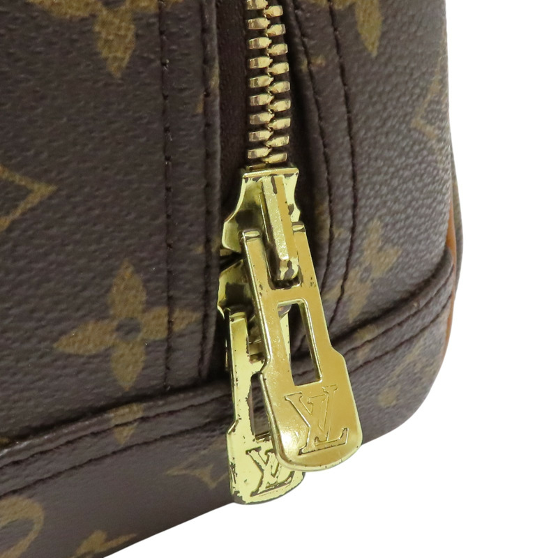 棕色 原花帆布 Trouville 手提包 M42228【LOUIS VUITTON LV 路易威登】 M42228-17
