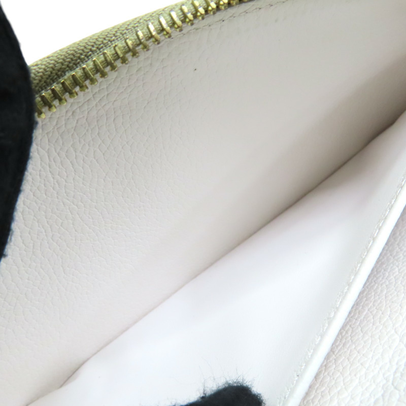 綠/米白色 原花牛皮 Zippy 拉鍊長夾 M81280【LOUIS VUITTON LV 路易威登】 M81280-6