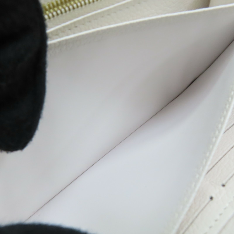 綠/米白色 原花牛皮 Zippy 拉鍊長夾 M81280【LOUIS VUITTON LV 路易威登】 M81280-7