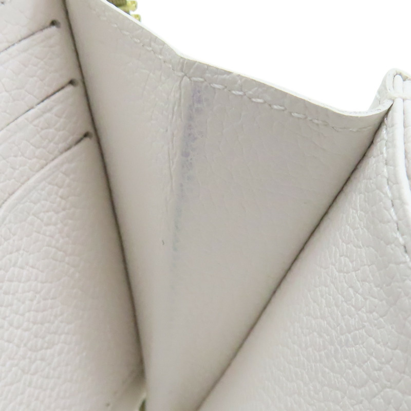綠/米白色 原花牛皮 Zippy 拉鍊長夾 M81280【LOUIS VUITTON LV 路易威登】 M81280-18