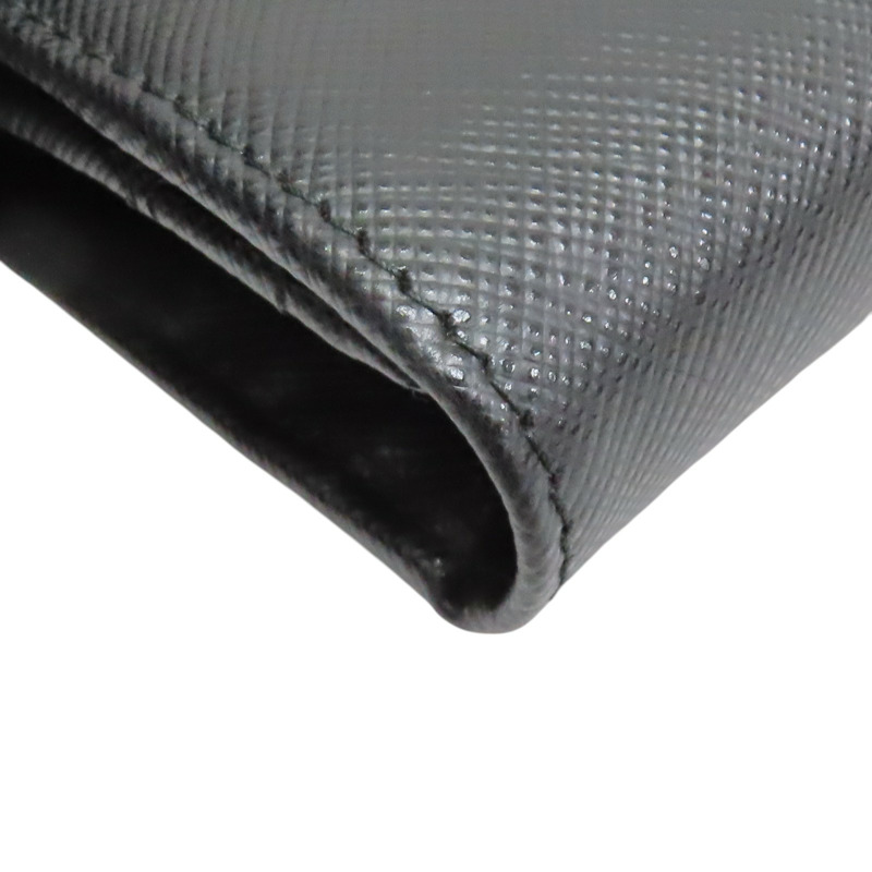 黑色 牛皮 金扣長夾 1MH132【PRADA 普拉達】 1MH132-18