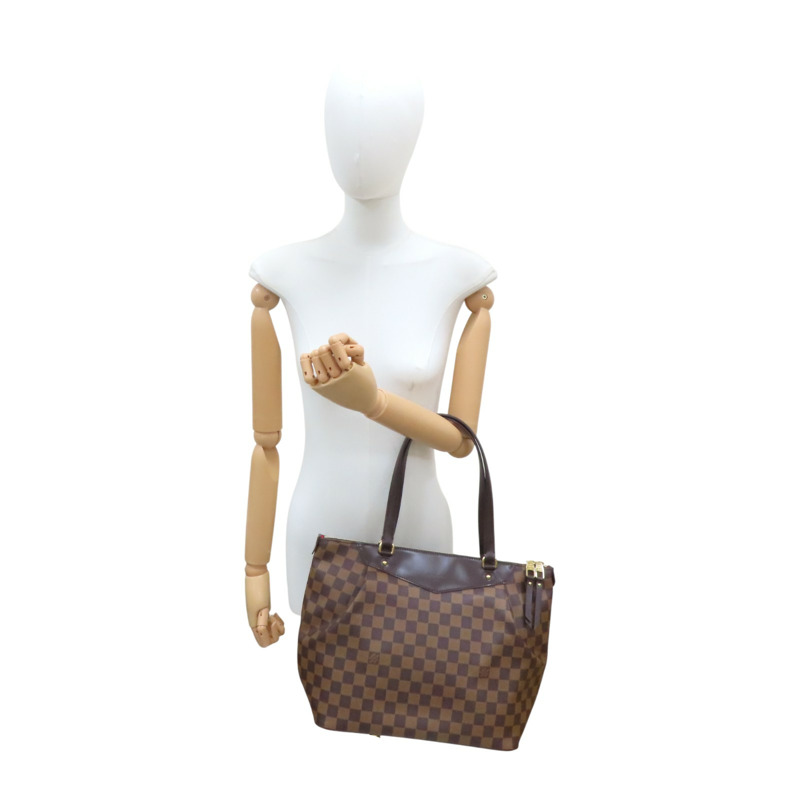 棕色 棋盤格 帆布 Westminster GM 肩背包 N41103【LOUIS VUITTON LV 路易威登】 N41103-13