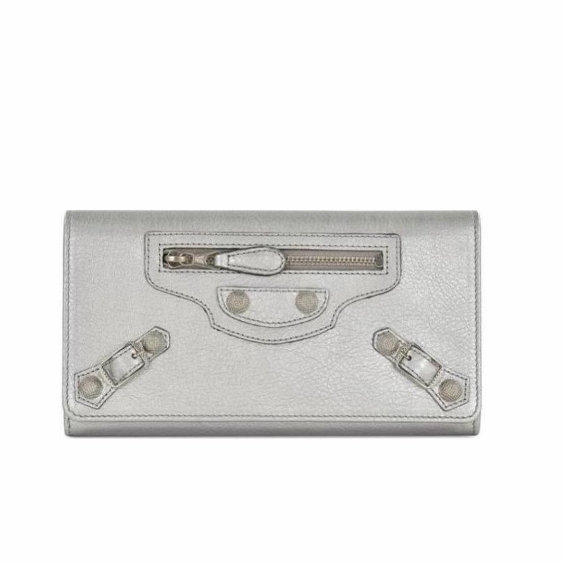 Balenciaga 女士 徽標錢包均碼碼長：20CM 寬：3CM高：13CM-0