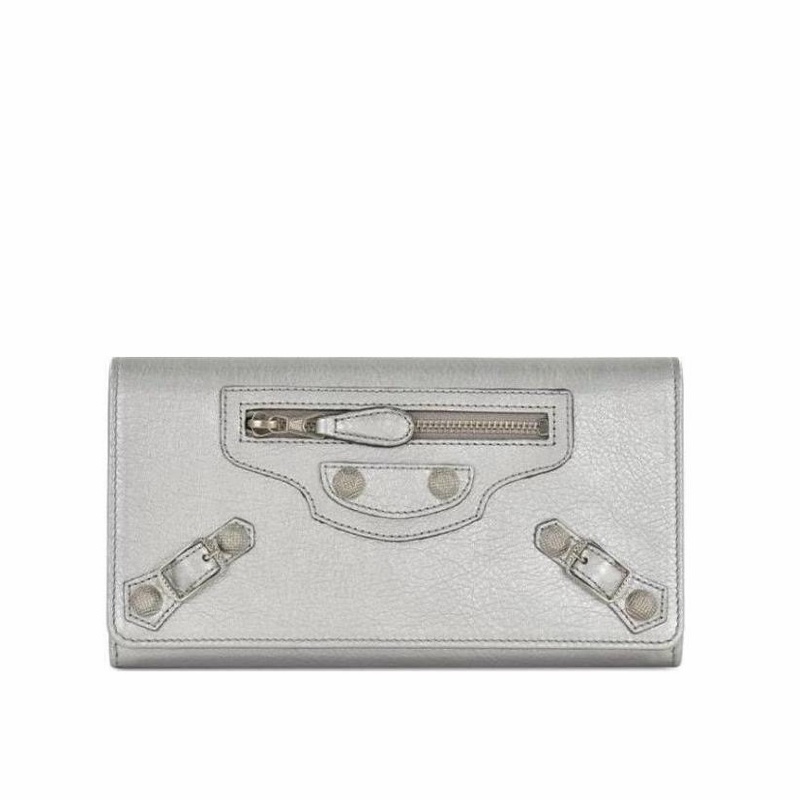 Balenciaga 女士 徽標錢包均碼碼長：20CM 寬：3CM高：13CM-4