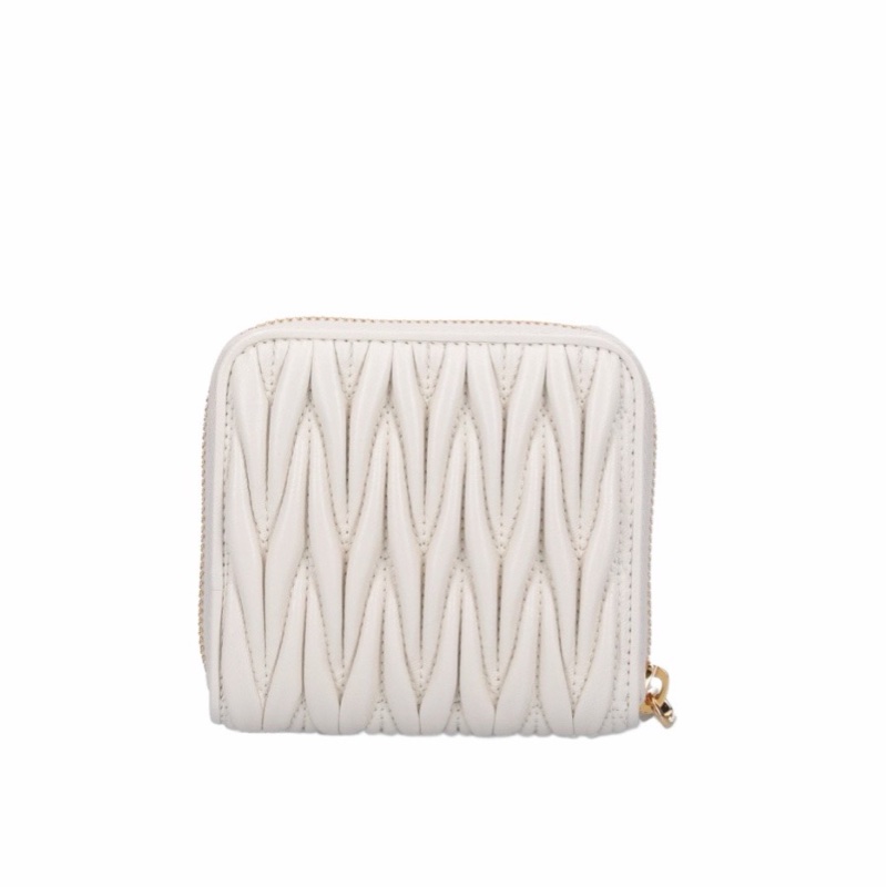 Miu Miu 女士 凸紋錢包均碼碼10.5cm*9.5cm-2