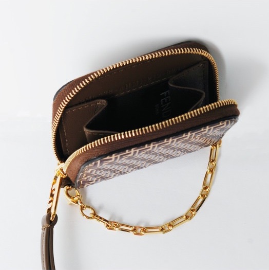 Fendi 女士 徽標鏈式零錢包均碼碼7.5*6.5*2cm-1
