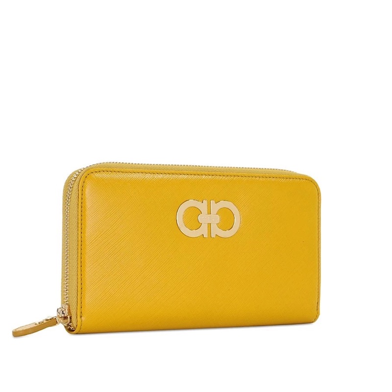 Salvatore Ferragamo 女士 徽標拉鍊錢包均碼碼20cm*2.5cm*11cm-0