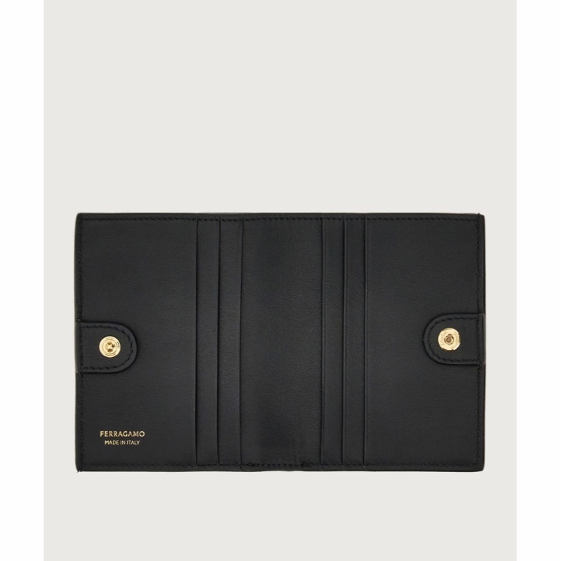 Salvatore Ferragamo 女士 Gancini 搭扣錢包均碼碼10.0 X 2.0 X 9.0 CM-2