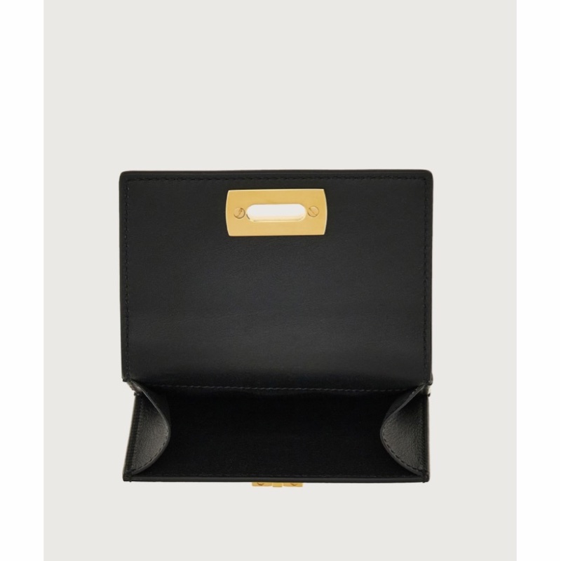 Salvatore Ferragamo 女士 Gancini 搭扣錢包均碼碼10.0 X 2.0 X 9.0 CM-3