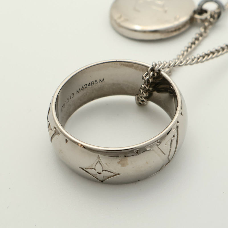 LOUIS VUITTON 金屬Monogram Charms Necklace項鍊-6