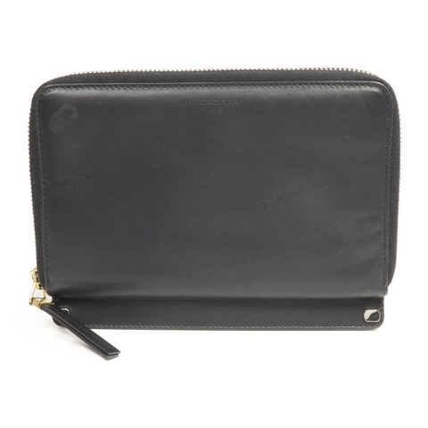 BALENCIAGA 牛皮皮革Round Zip Wallet長錢包
