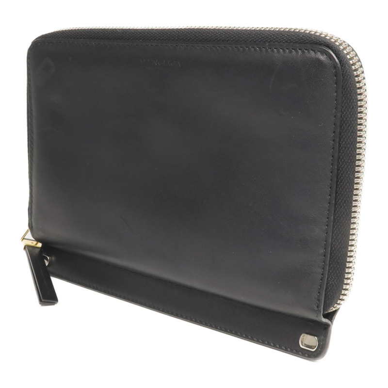 BALENCIAGA 牛皮皮革Round Zip Wallet長錢包-1