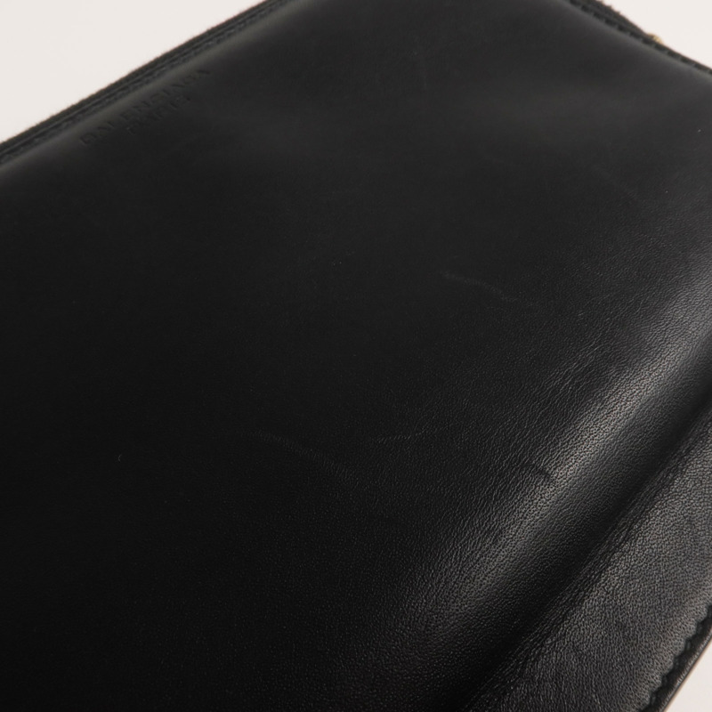 BALENCIAGA 牛皮皮革Round Zip Wallet長錢包-4