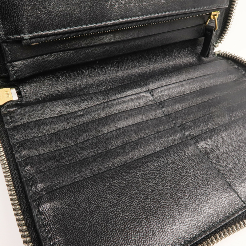 BALENCIAGA 牛皮皮革Round Zip Wallet長錢包-9