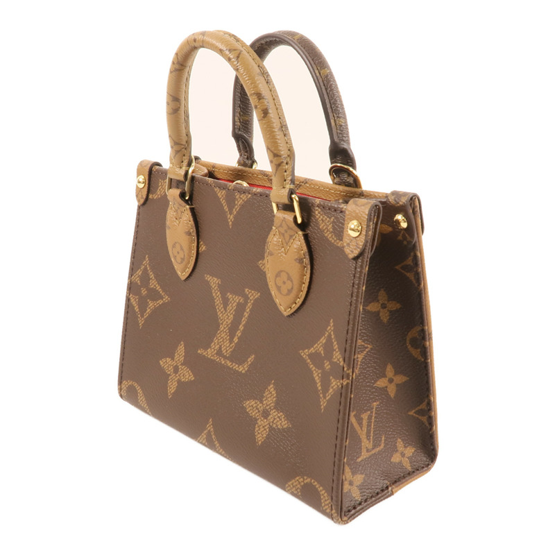 LOUIS VUITTON Monogram On The Go BB金扣手挽肩背兩用袋-2