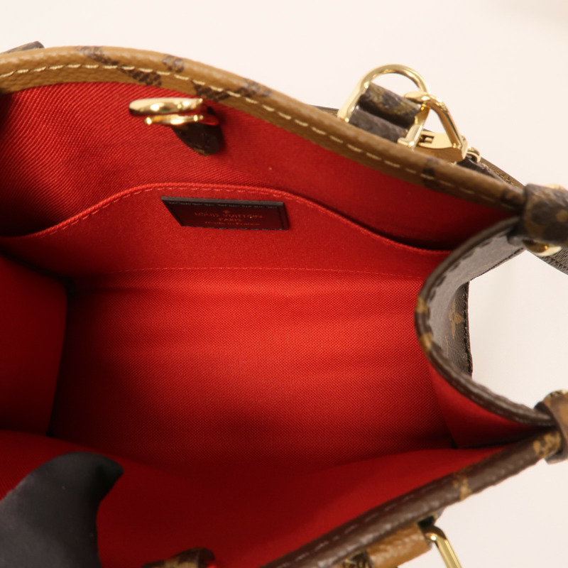 LOUIS VUITTON Monogram On The Go BB金扣手挽肩背兩用袋-4