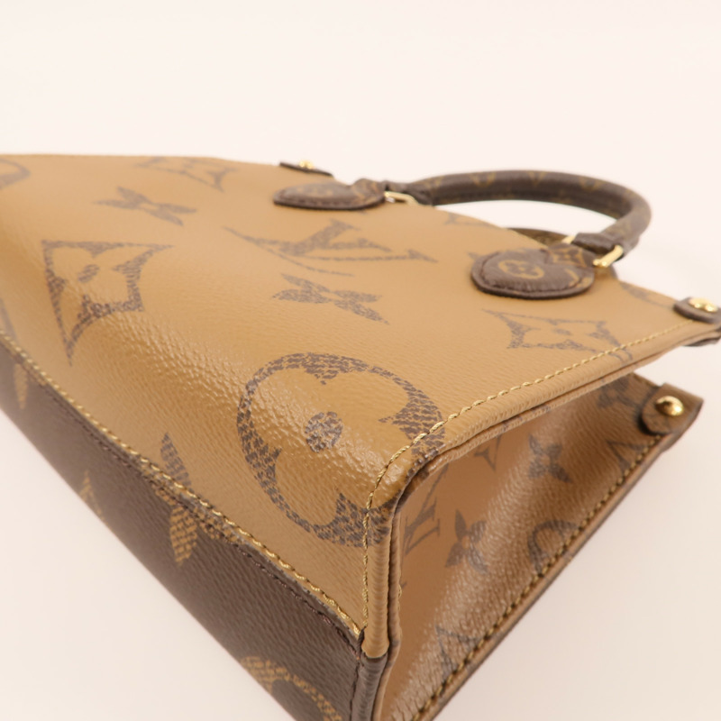 LOUIS VUITTON Monogram On The Go BB金扣手挽肩背兩用袋-6