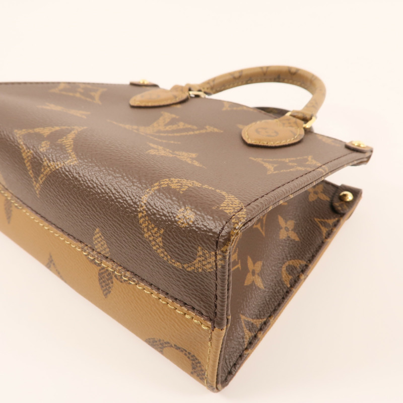 LOUIS VUITTON Monogram On The Go BB金扣手挽肩背兩用袋-8