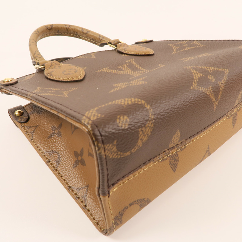 LOUIS VUITTON Monogram On The Go BB金扣手挽肩背兩用袋-9