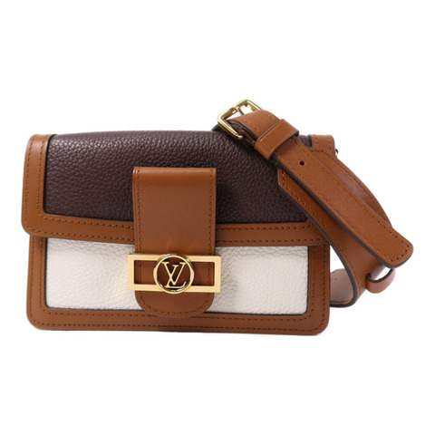 LOUIS VUITTON Taurillon Dauphine Bum Bag金扣腰包
