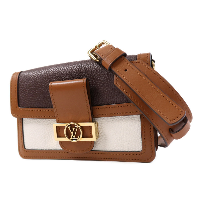LOUIS VUITTON Taurillon Dauphine Bum Bag金扣腰包-2