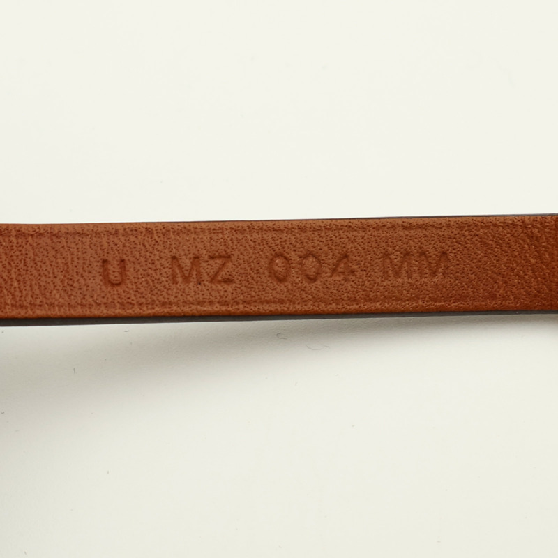 HERMES Swift皮革Rivale Mini金扣手鏈-8