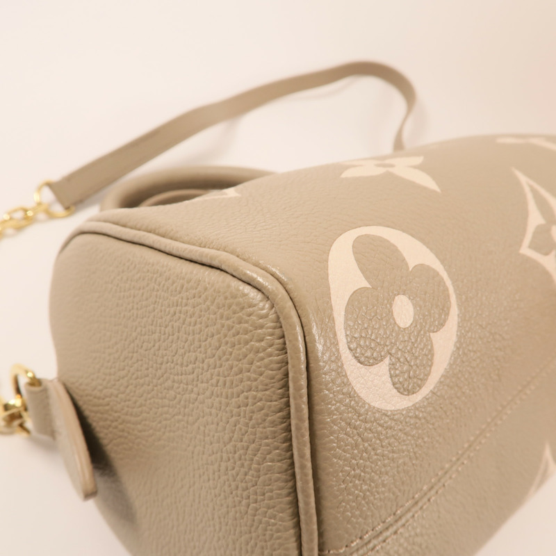 LOUIS VUITTON Monogram Empreinte Speedy Bandouliere 20金扣手挽肩背兩用袋-7