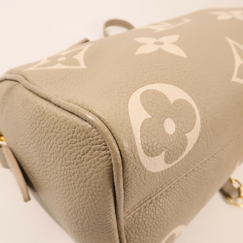 LOUIS VUITTON Monogram Empreinte Speedy Bandouliere 20金扣手挽肩背兩用袋-9