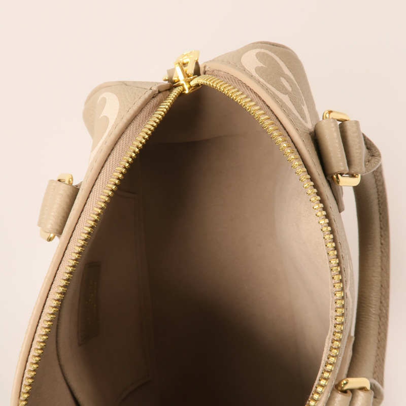 LOUIS VUITTON Monogram Empreinte Speedy Bandouliere 20金扣手挽肩背兩用袋-12