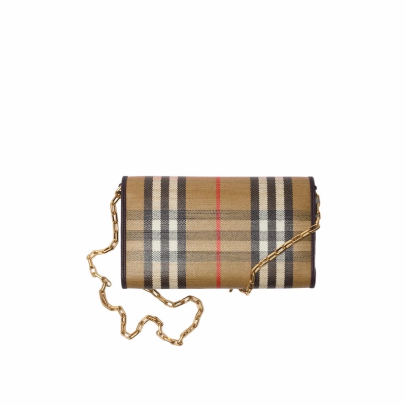Burberry 女士 Highlands 鏈帶錢包均碼碼20.5cm*3.7cm*12.5cm-1