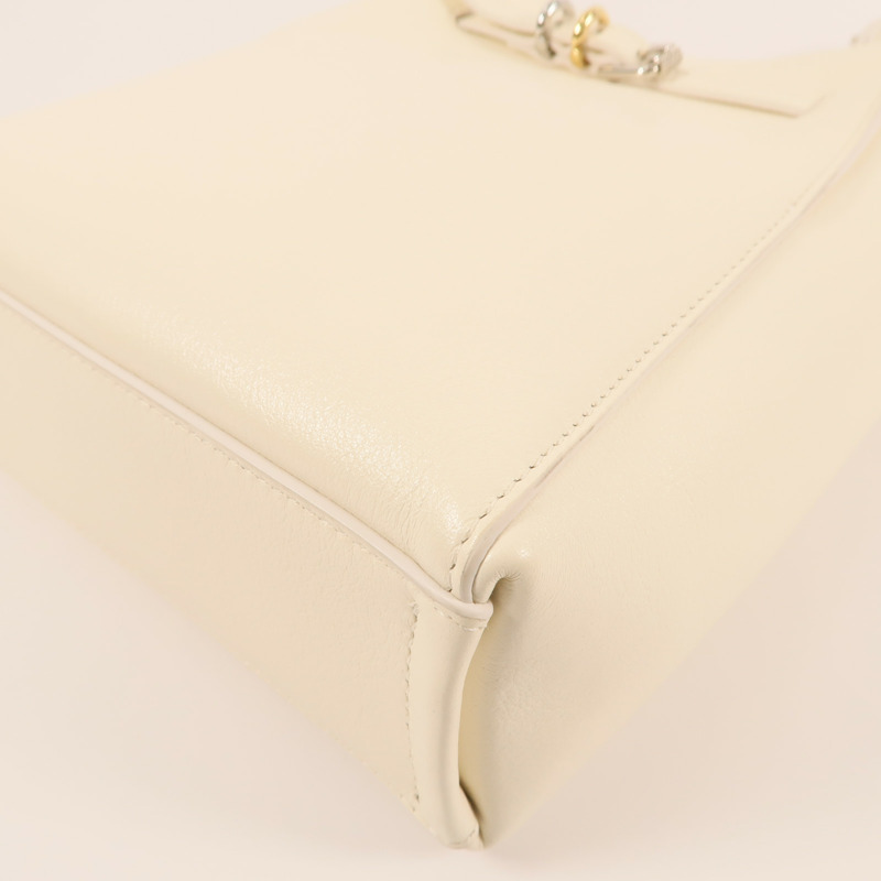 GIVENCHY 牛皮皮革Small Voyou銀扣手挽肩背兩用袋-5