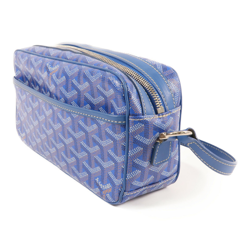 GOYARD 塗層帆布Sac Cap Vert銀扣肩背袋-2