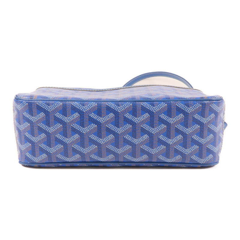 GOYARD 塗層帆布Sac Cap Vert銀扣肩背袋-3