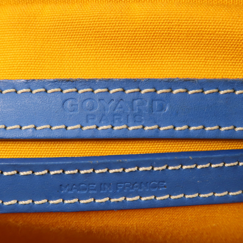 GOYARD 塗層帆布Sac Cap Vert銀扣肩背袋-12