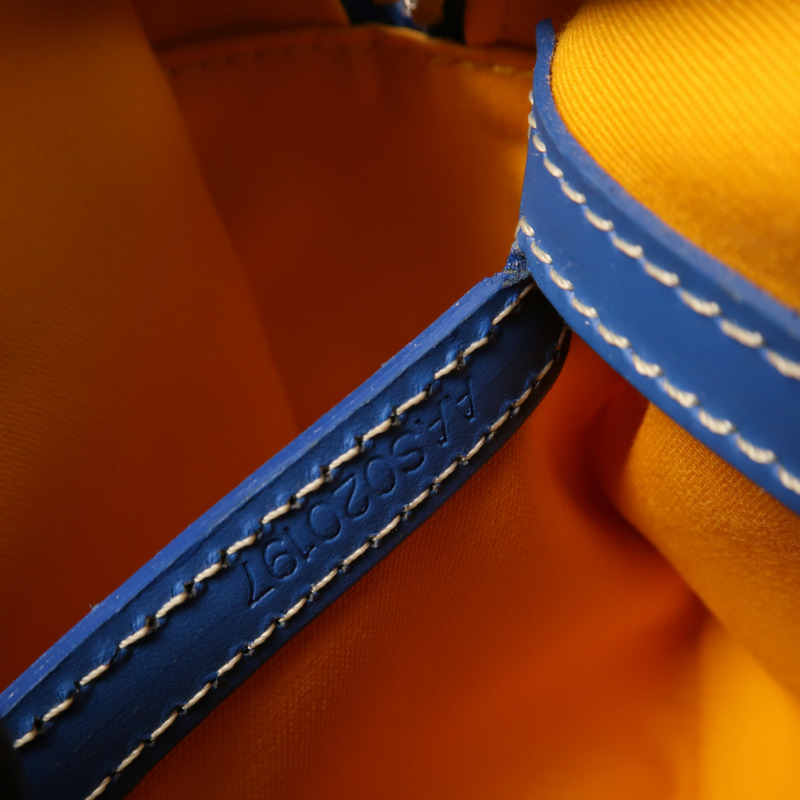 GOYARD 塗層帆布Sac Cap Vert銀扣肩背袋-13