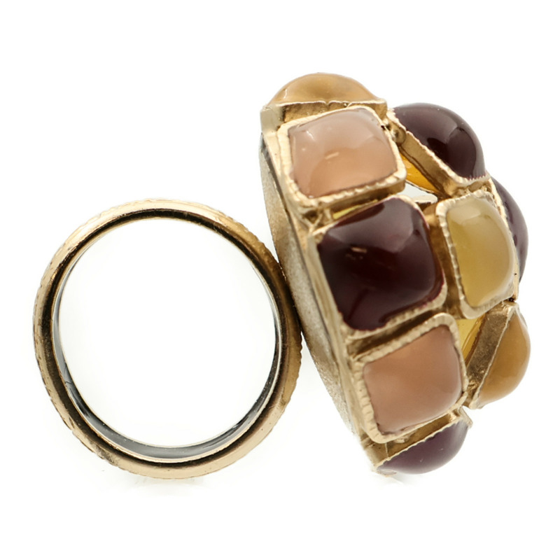 CHANEL 金屬Ring戒指US#6.5-5