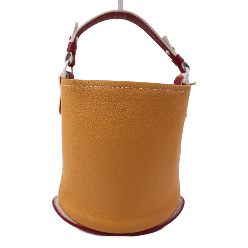 Delvaux Taurillon Soft Pin Mini Bucket手挽袋-1